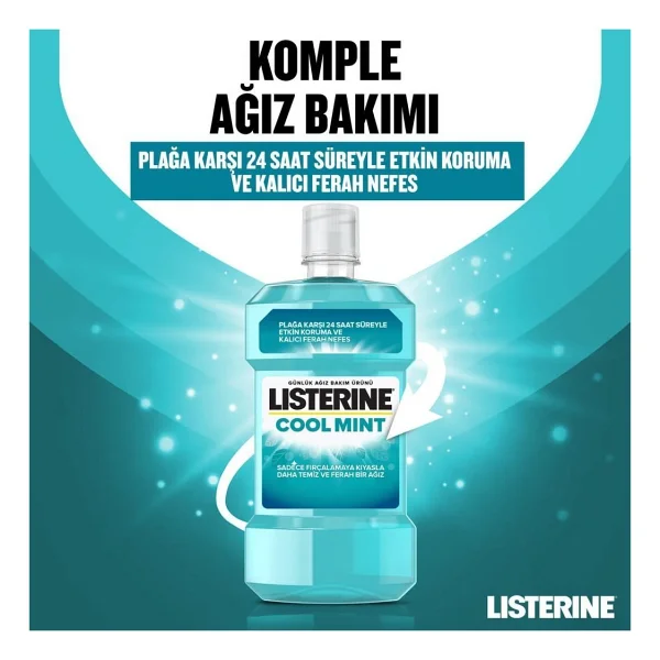 Listerine Cool Mint 250 ml Gargara - Görsel 4