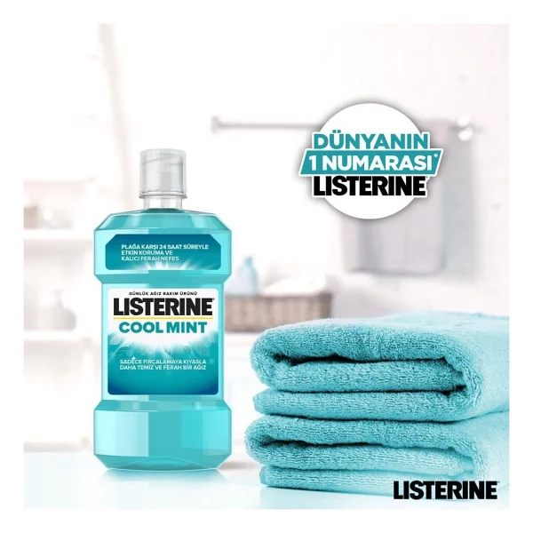 Listerine Cool Mint 250 ml Gargara - Görsel 6