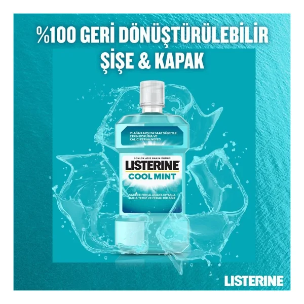 Listerine Cool Mint 250 ml Gargara - Görsel 9