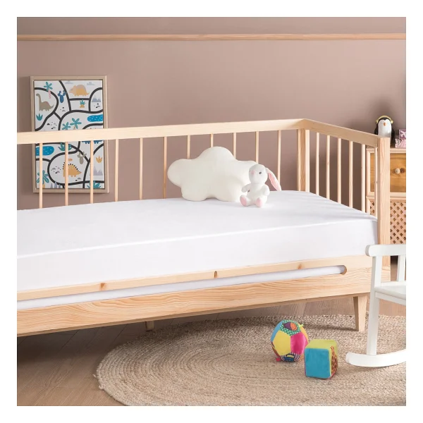 Yataş Mini Bambu Sıvı Geçirmez Bebek Alez 60 x 120 cm - Beyaz - Görsel 8