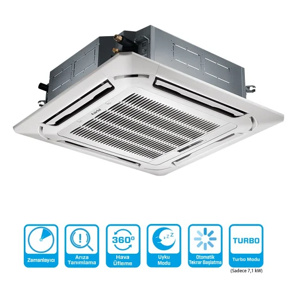 Airfel LCQ71UV1 24000 BTU Inverter Kaset Tipi Klima - Görsel 2