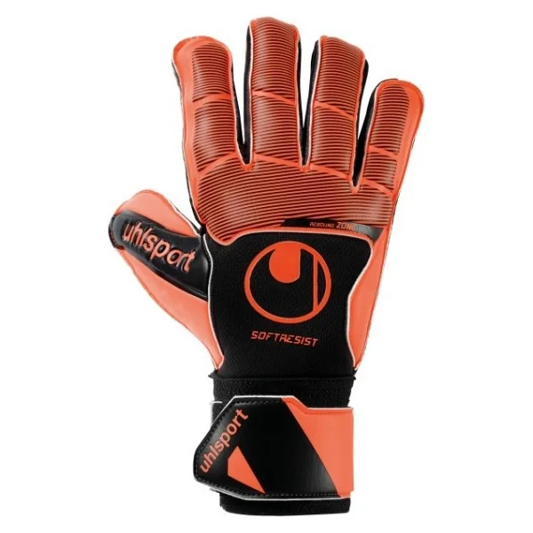 Uhlsport Soft Resıst Goalkeeper Gloves - Siyah - Turuncu - 8.5 - Görsel 3