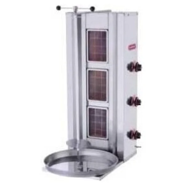 Işıkgaz Sılverınox - 3 Radyanlı Lpg'li Ce Döner Ocak - Çelik - Görsel 2