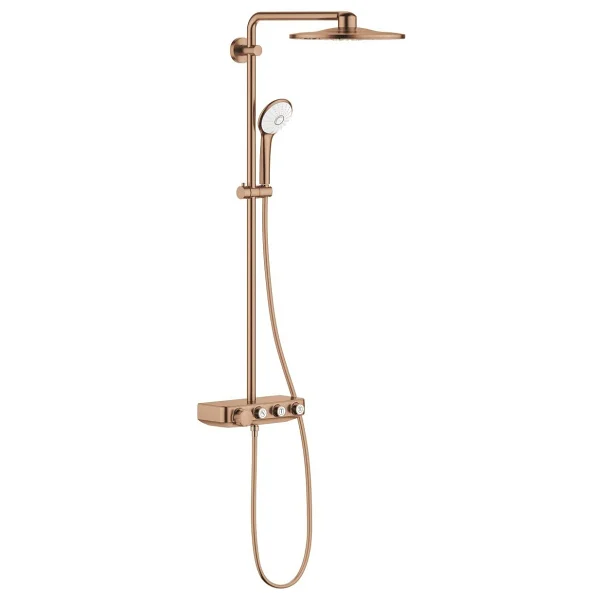 Grohe Euphoria Smartcontrol System 310 26507DL0 Brushed Warm Sunset Termostatik Duş Seti - Görsel 3