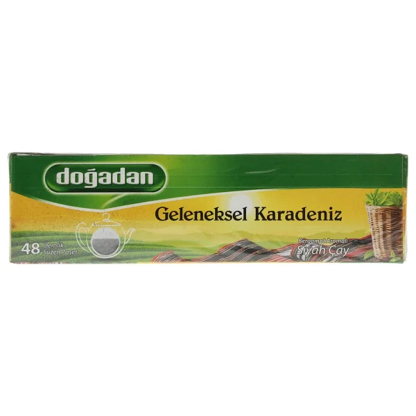 Doğadan Geleneksel Karadeniz 3.2 gr 48'li Demlik Poşet Çay - Görsel 2