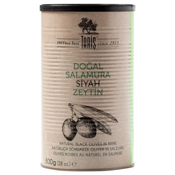 Tariş Doğal Fermente 800 gr Salamura Siyah Zeytin - Görsel 2