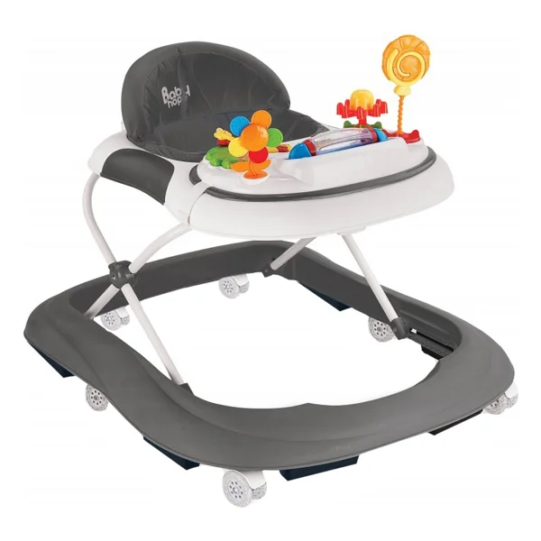 Babyhope 213 Star Müzikli ve Oyuncaklı Yürüteç Gri - Görsel 2