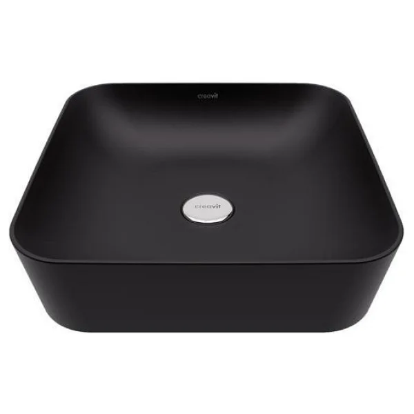 Creavit Ultra UL040 40 cm Mat Siyah Çanak Lavabo - Görsel 4