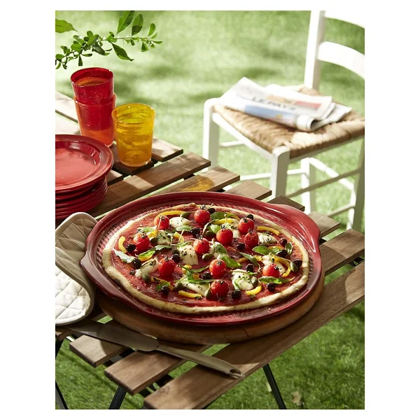Emile Henry EH347614 Seramik Yuvarlak Pizza Fırın Kabı - Görsel 4