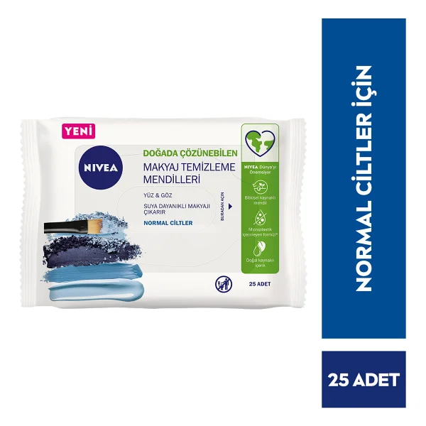 Nivea Normal Ciltler için 25'li Makyaj Temizleme Mendili - Görsel 10