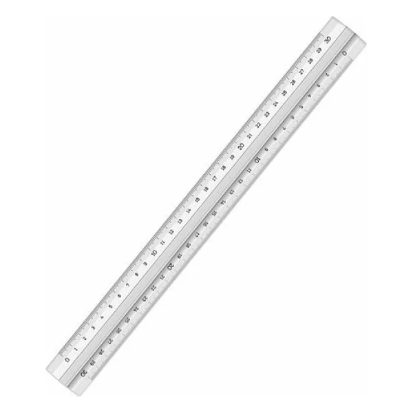 Hatas 30cm Tribldesimetresi Şeffaf / 0250 - Görsel 3