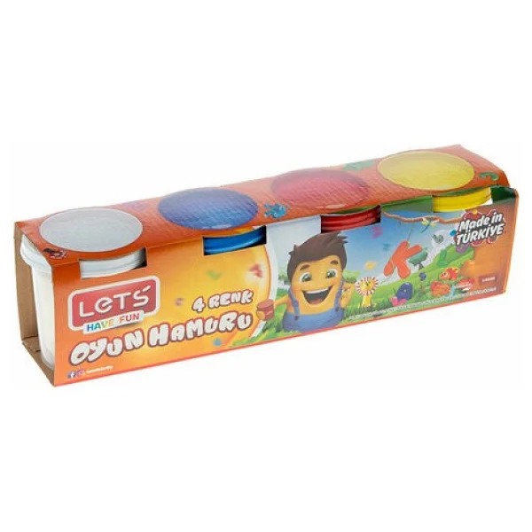 Lets 4 Renk 460 gr Oyun Hamuru L8440 - Görsel 4