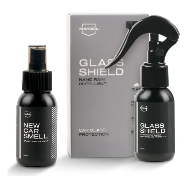 Nasiol -set 2-glasshield Nano Yağmur Kaydırıcı Ve New Car Smell Araç Kokusu 2'li Set - Görsel 5