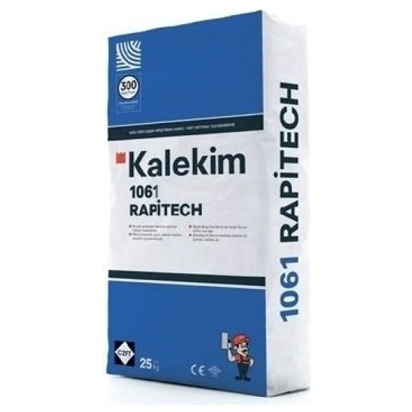 Kalekim Rapıtech - Hızlı Priz Alan Yapıstırma Harcı (Gri) C2ft 25 Kg 1061 - 1 Adet - Görsel 4