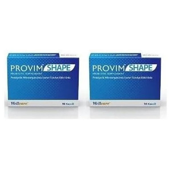 Wellcare Provim Shape Probiyotik 30 Kapsül 2'li - Görsel 4