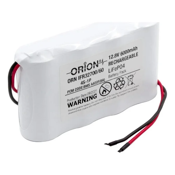 Orion LifePO4 32700 12.8V 6000 mAh 4S Bms Devreli Şarjlı Pil - Görsel 4