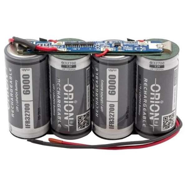 Orion LifePO4 32700 12.8V 6000 mAh 4S Bms Devreli Şarjlı Pil - Görsel 3