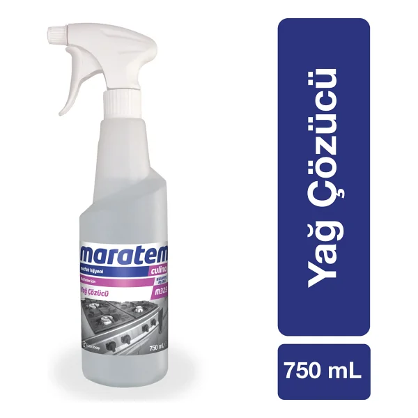 Maratem M325 Mutfak İçin Yağ Çözücü 750 ml Yüksek Performanslı Derinlemesine Temizleme - Görsel 3