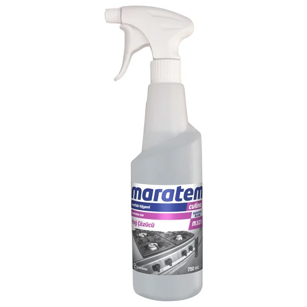 Maratem M325 Mutfak İçin Yağ Çözücü 750 ml Yüksek Performanslı Derinlemesine Temizleme - Görsel 2