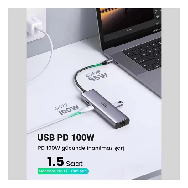 Ugreen 60515 Laptop Docking Station - Görsel 4