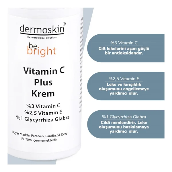 Dermoskin Be Bright Vitamin C Plus Krem 33 ml - Görsel 2