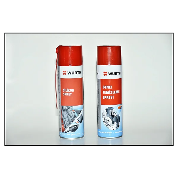 Würth Genel Temizleyici 500 ml + Silikon Sprey 500 ml 2'li Set - Görsel 2