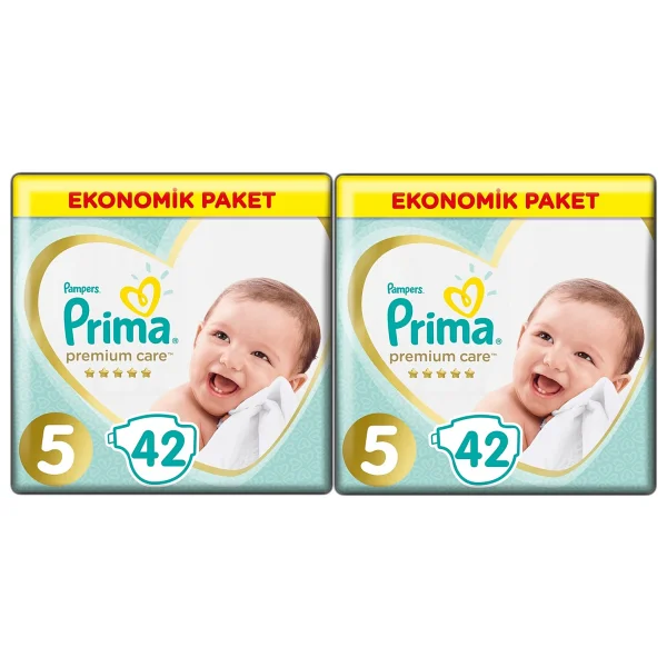 Prima Premium Care 5 Numara Junior 84'lü Bebek Bezi - Görsel 2