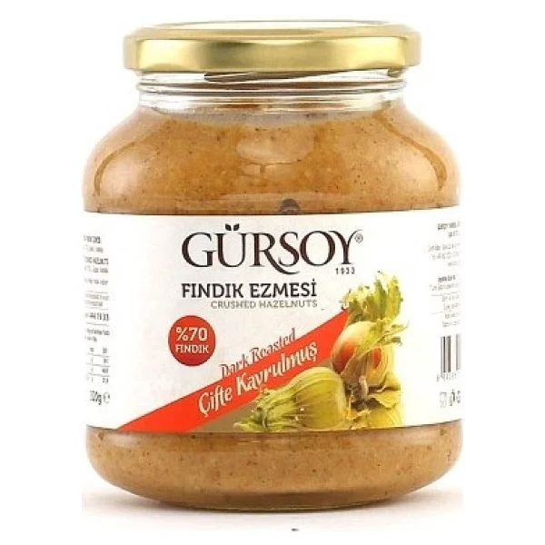 Gürsoy Çifte Kavrulmuş Fındık Ezmesi 320 gr - Görsel 7