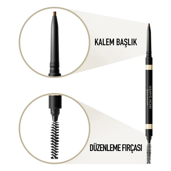 Max Factor Brow Shaper 20 Brown Kaş Kalemi - Görsel 2