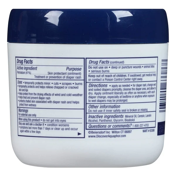 Aquaphor Bebekler İçin Çok Amaçlı Cilt Bakım Kremi 396 gr - Görsel 2