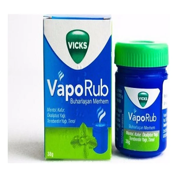Vicks Vaporub 38 gr Buharlaşan Merhem - Görsel 2
