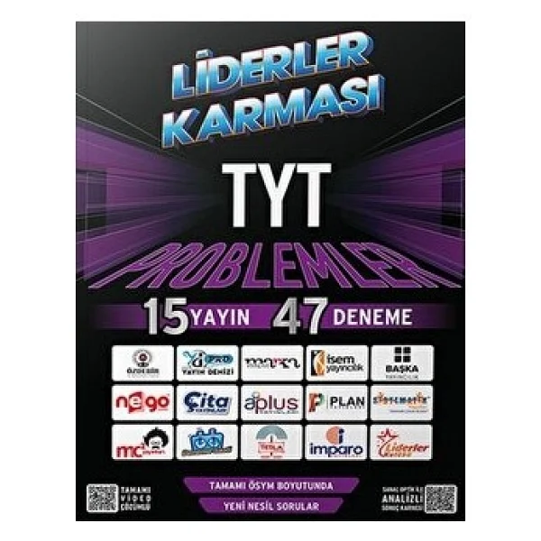 KR Akademi Yayınları Liderler Karması TYT Problemler 15 Yayın 47 Deneme - Görsel 2