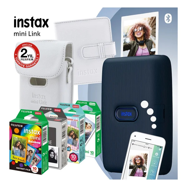 instax Mini Link Mobil Fotoğraf Yazıcı + Mega Set - Görsel 7