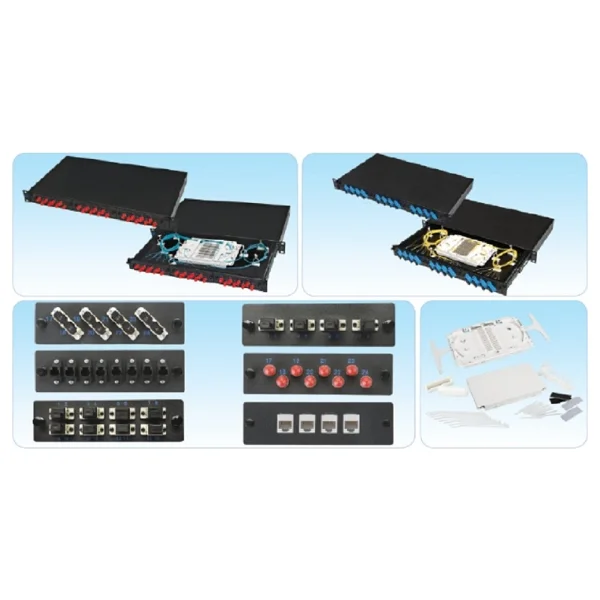HCS Pfo-10001-1U 1U 19'' Fiber Optik Sonlandırma Kutusu - Görsel 2