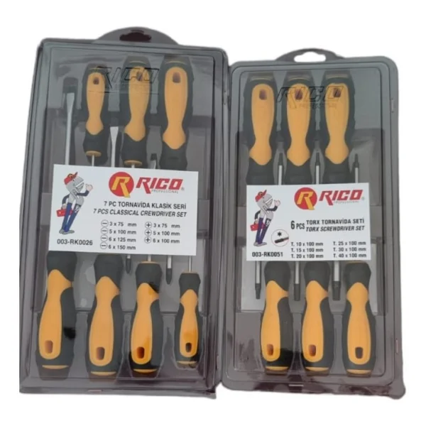 Rico Tornavida Ve Torx Tornavida Takımı Seti 2 Parça - Görsel 2