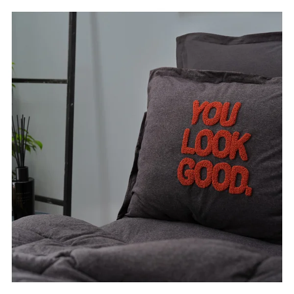 Karaca Home Motto Antrasit Çift Kişilik Cotton Comfort - Görsel 4