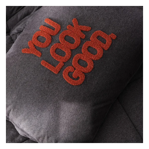 Karaca Home Motto Antrasit Çift Kişilik Cotton Comfort - Görsel 5