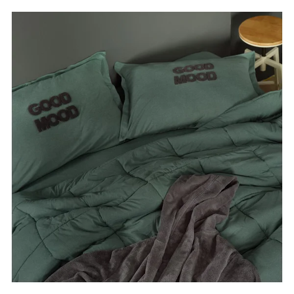 Karaca Home Motto Petrol Çift Kişilik Cotton Comfort - Görsel 3