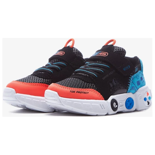 Skechers Lil Gametronix 402262N BKMT Siyah Erkek Bebek Spor Ayakkabı - Görsel 3