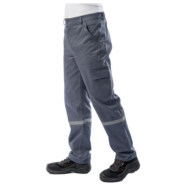 Myform Kışlık Teknik Iş Pantolonu 2958 Sımplex 7/7 390 Gsm %100 Pamuklu Renk Gri - Görsel 2