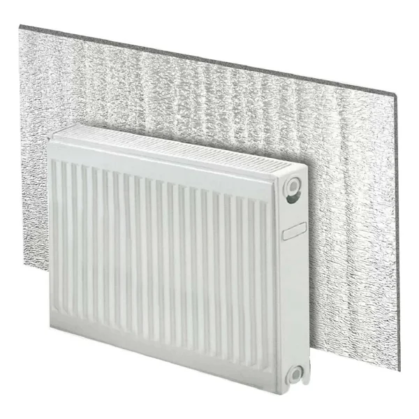 Markaflex 4 Metre Kalorifer Peteği Arkası Isı Yalıtım ve Izolasyon Levhası Radyatör Arkalığı Yalıtım Malzemesi - 4 Adet - 100 x 100 cm - Görsel 5