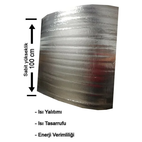 Markaflex 4 Metre Kalorifer Peteği Arkası Isı Yalıtım ve Izolasyon Levhası Radyatör Arkalığı Yalıtım Malzemesi - 4 Adet - 100 x 100 cm - Görsel 7