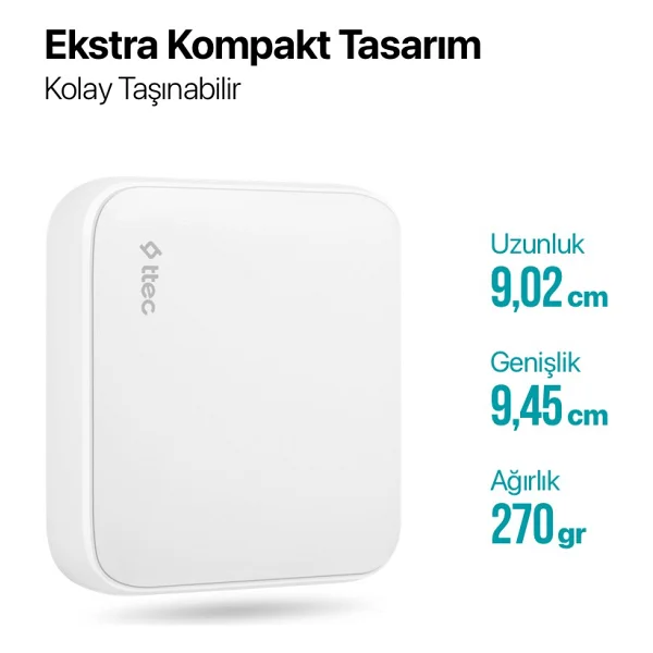 Ttec SmartCharger Quattro GaN 2SCG02B 65 W Hızlı Şarj Adaptörü - Görsel 6