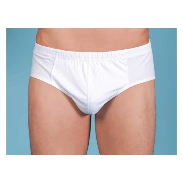 Berrak 1050 Erkek Slip Külot 6'lı Paket - Beyaz - 3XL - Görsel 4