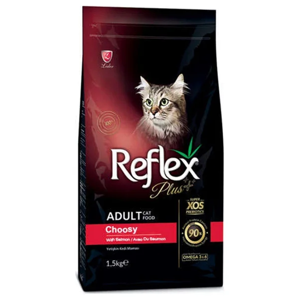 Reflex Plus Choosy Somonlu 1.5 kg Yetişkin Kedi Maması - Görsel 5