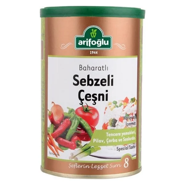 Arifoğlu Sebzeli Çeşni Teneke 220 gr - Görsel 2