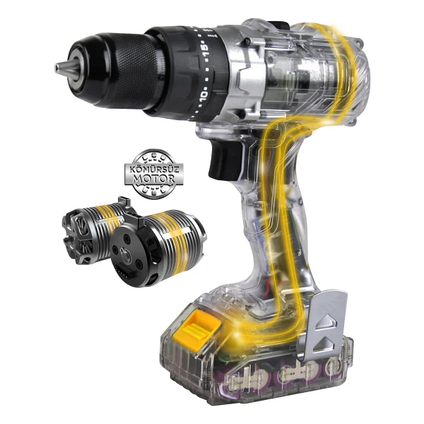 Rtrmax RTX2055B Aküsüz Avuç Taşlama Makinesi - Görsel 3