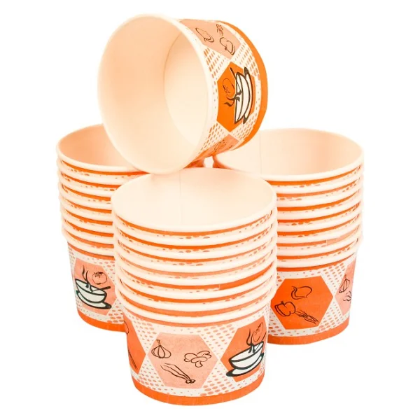 Stor Kapaklı Karton Çorba Kasesi 16 Oz 100' lü - Görsel 3