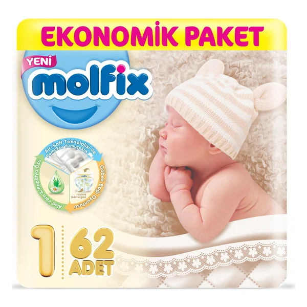 Molfix 3 Numara Midi 45'li Bebek Bezi - Görsel 7
