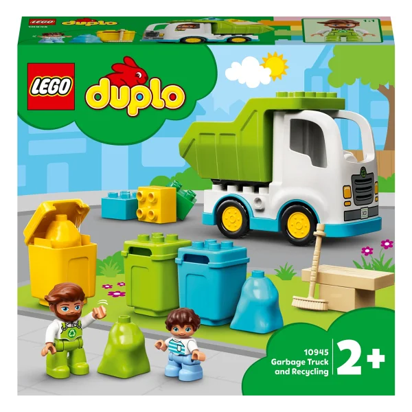 Lego 10945 Duplo Kasabası Çöp Kamyonu ve Geri Dönüşüm - Görsel 3